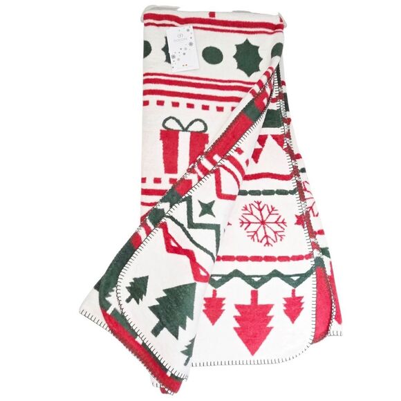 Docofil Reversible Soft Winter Throw Blanket Cotton Blend 51x67 Made in Portugal - Picture 10 of 14